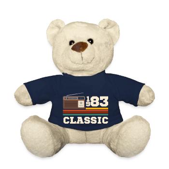 Anniversary 1983 retro classic - Teddy Bear - french navy - Front