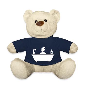 Bathtub Care - Teddy Bear - french navy - Front
