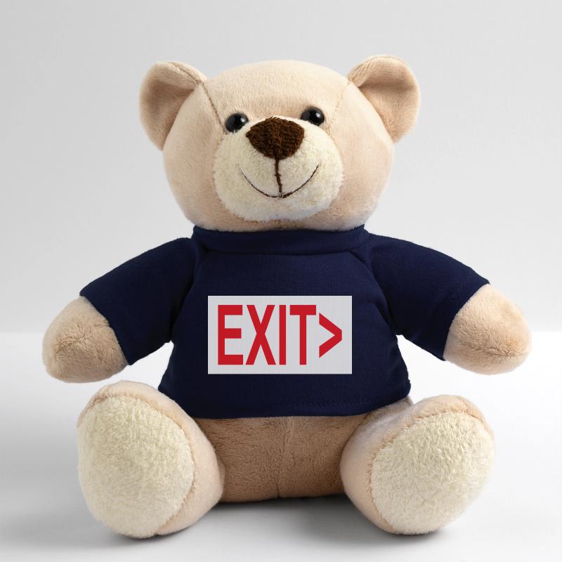 Exit / Exit / Emergency Exit Teddy Bear