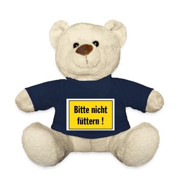 Bitte nicht füttern - AndreSi Design - Teddy - French Navy - Vorne