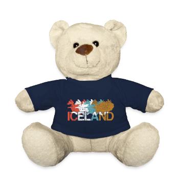 Iceland - Teddy Bear - french navy - Front