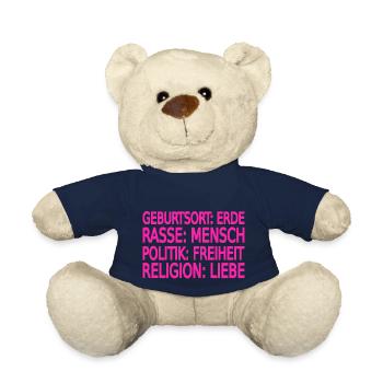 Gegen Rassismus - Teddy - French Navy - Vorne