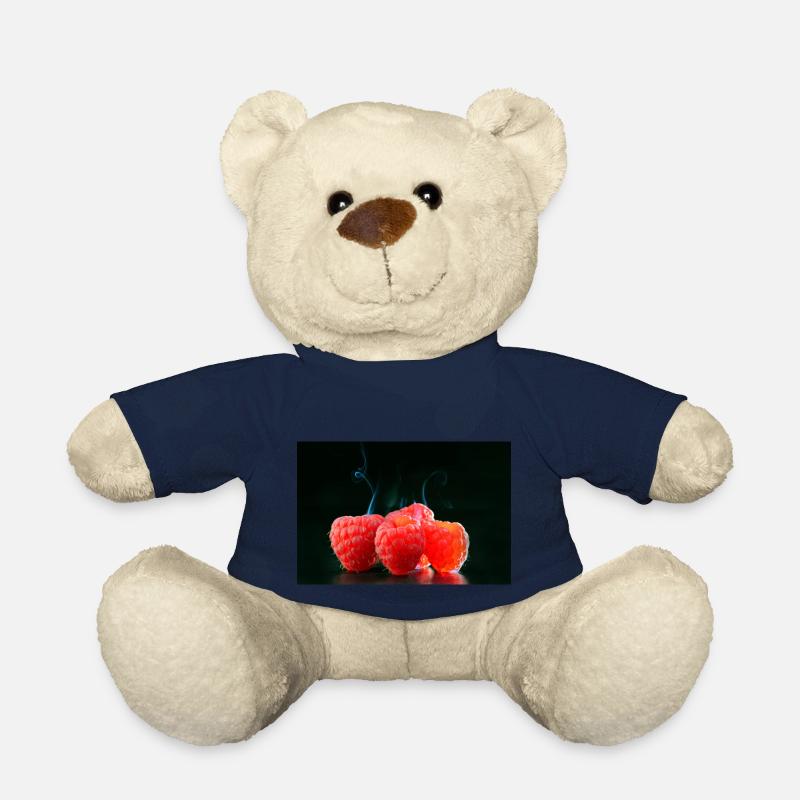 Fruits framboises chauds ART GALLERY PICTURE - Nounours - bleu marine