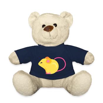 mouse - Teddy Bear - french navy - Front
