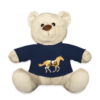 Pferd in der Dämmerung - Teddy - French Navy - Vorne