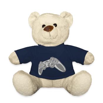 Gamer Console Retro Controller - Teddy Bear - french navy - Front