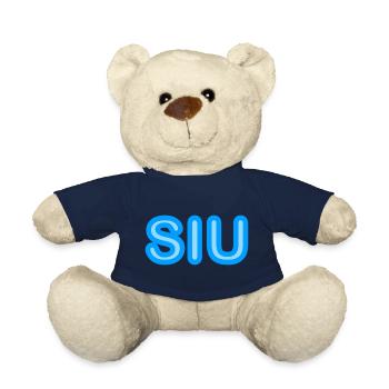 Jugendwort - Siu - Police néon en bleu - Nounours - bleu marine - Devant
