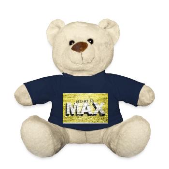Reduce to Max Motivation Quote Graffiti - Teddy Bear - french navy - Front