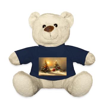 Ambiance de Noël - Nounours - bleu marine - Devant