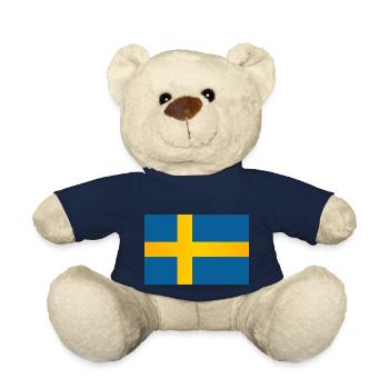 Flagge von Schweden - Teddy - French Navy - Vorne
