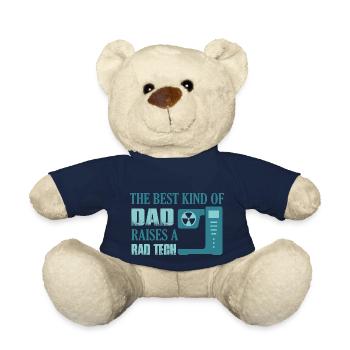 The Best Kind Of Dad Raises A Rad Tech Radiology R - Teddy Bear - french navy - Front