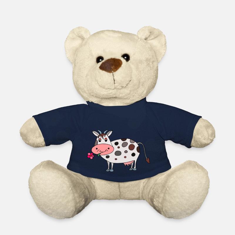 Vache - Nounours - bleu marine