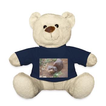 Asiatischer Kleinkrallenotter Zwergotter - Teddy - French Navy - Vorne