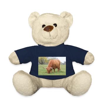 A Highland cattle in the Scottish Highlands - Teddy Bear - french navy - Front