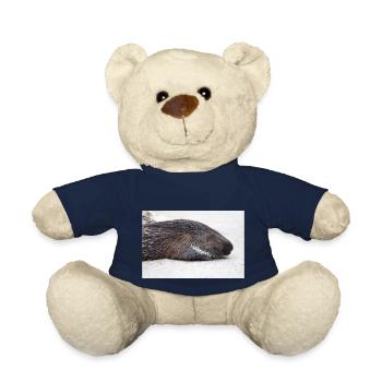 Porcupine als Porky (in german Stachelschwein) - Teddy Bear - french navy - Front