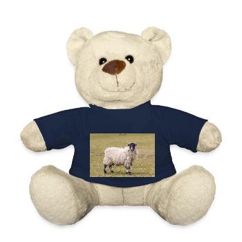 Mouton (en allemand Schaf) Ovis en Irlande - Nounours - bleu marine - Devant