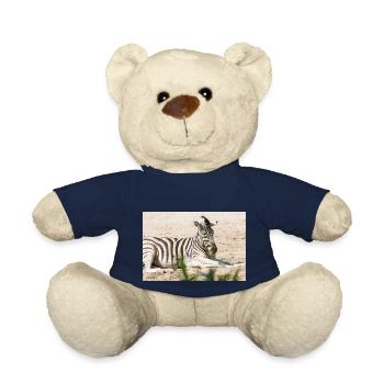 Zebra (in german Zebra or Zebras) Hippotigris - Teddy Bear - french navy - Front