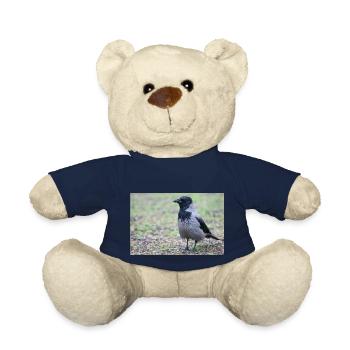 Carrion Crow (Aaskrähe, Corvus corone) - Teddy Bear - french navy - Front