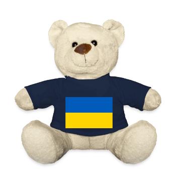 Flag of Ukraine - Teddy Bear - french navy - Front