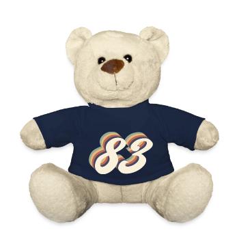 83rd anniversary vintage - Teddy Bear - french navy - Front