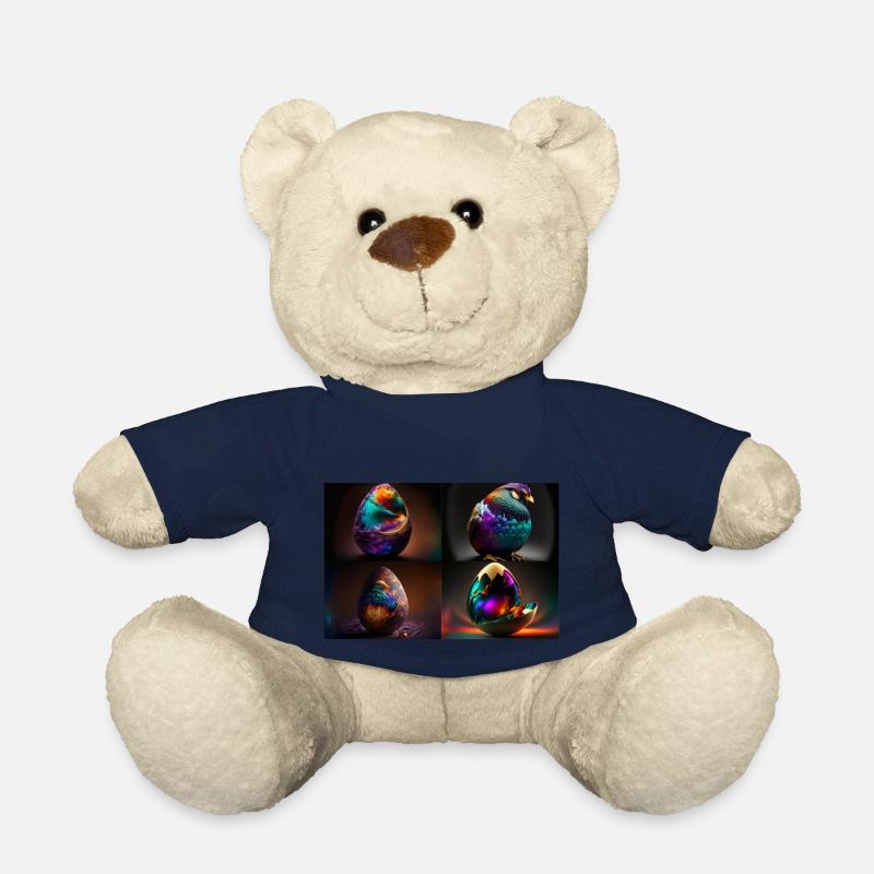 Hühnerei gefärbt - Teddy - French Navy