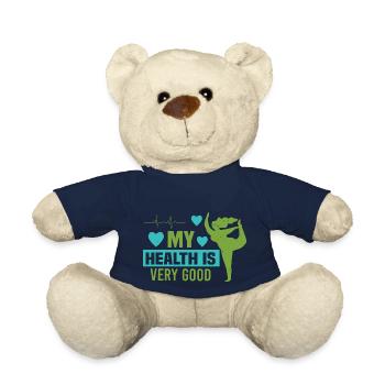 MY HEALTH IS VERY GOOD - Teddy Bear - french navy - Front