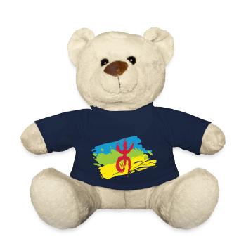 Z Imazighen (Drapeau Amazigh) - Nounours - bleu marine - Devant