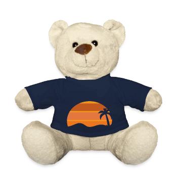design rétro - Nounours - bleu marine - Devant