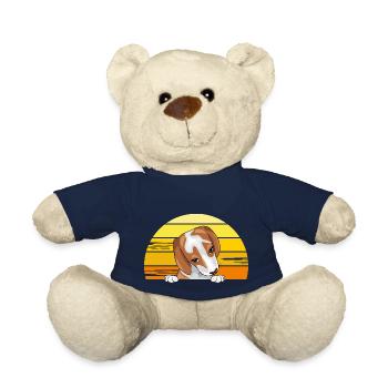 Spähender Beagle-Welpe - Teddy - French Navy - Vorne