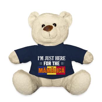 Je suis juste ici pour la fierté de Mamaliga Romania - Nounours - bleu marine - Devant