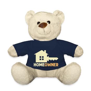 Homeowner Housewarming House Owner - Teddy Bear - french navy - Front