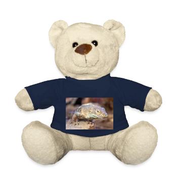 schwarzer Leguan auch schwarzer Ctenosaurier auch schwarz stachelig - Teddy - French Navy - Vorne