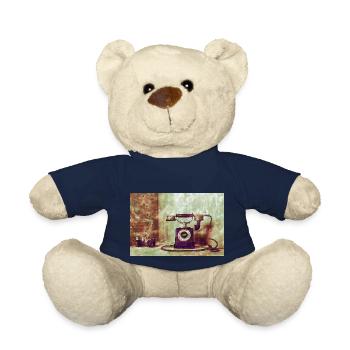 Phone with camera - Teddy Bear - french navy - Front