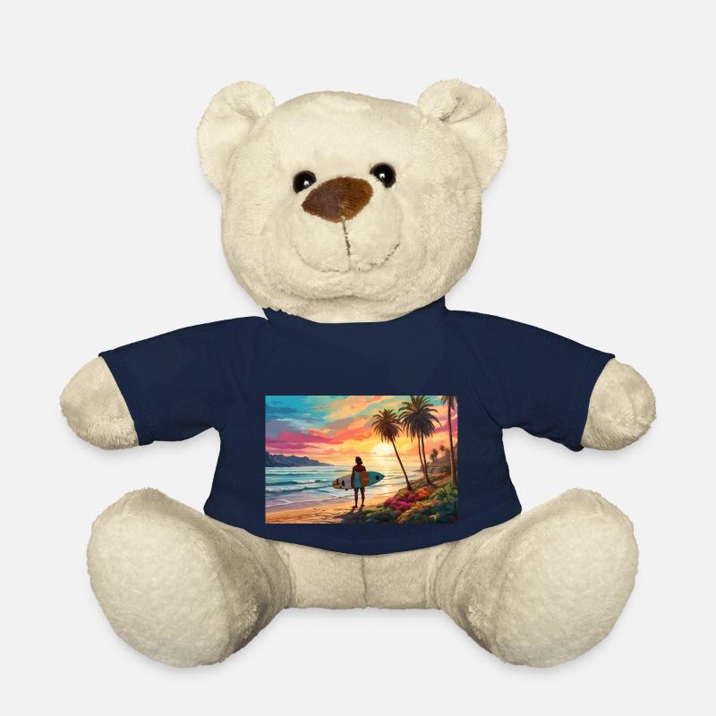 Surf & Vagues - Nounours - bleu marine