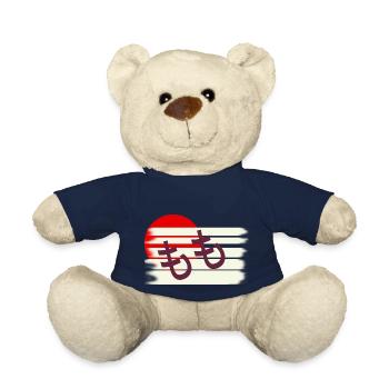 Momo japanische Sprache - Teddy - French Navy - Vorne