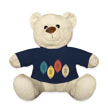 Vintage Retro Rugby - Teddy - French Navy - Vorne