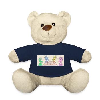 Espace nombril à Dinner Shirt Mug Cappy - Nounours - bleu marine - Devant