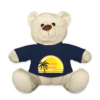 Sunny Summer Closed day - Teddy Bear - french navy - Front