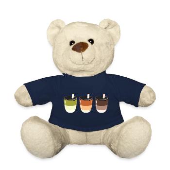 Bubble Tea- Getränk- Logo-Design - Teddy - French Navy - Vorne