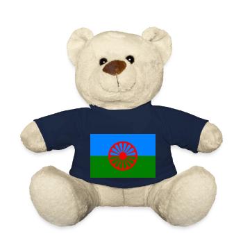 115552801 151272578 Roma flag - Teddy Bear - french navy - Front