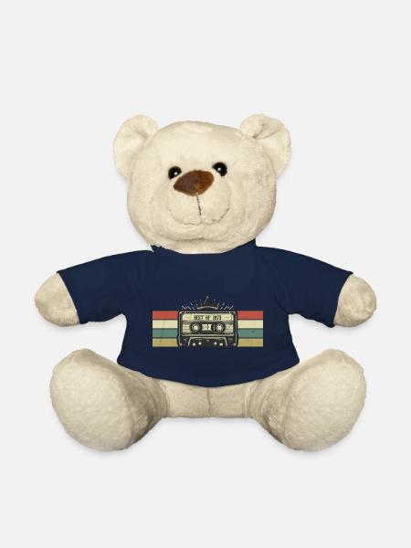 Cassette 1973 - Nées En 1973 Cadeau Anniversaire - Nounours - bleu marine