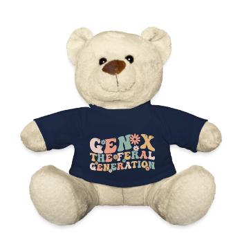 Gen X The Feral Generation Funny Generation X - Teddy Bear - french navy - Front