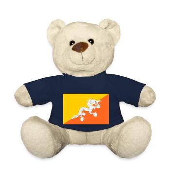 Bhutan - Teddy Bear - french navy - Front