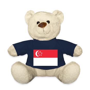 Singapore - Teddy Bear - french navy - Front