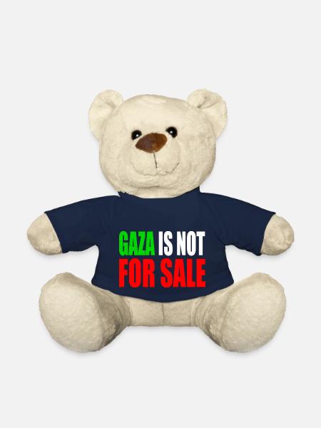 gaza is not for sale - Teddy Bear - french navy