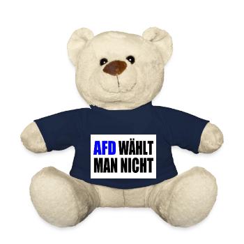 afd wählt man nicht - Teddy - French Navy - Vorne
