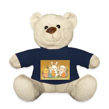Easter - Teddy Bear - french navy - Front