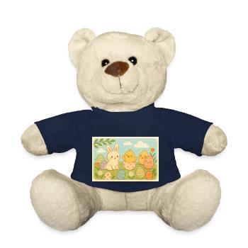Easter - Teddy Bear - french navy - Front