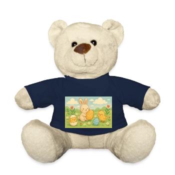 Easter - Teddy Bear - french navy - Front