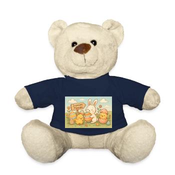 Fête de Pâques - Nounours - bleu marine - Devant